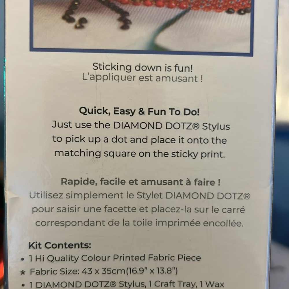 NIB Diamond Dotz Baby Tiger 🐅 Roly Poly Diamond Facet Art Kit DIY 🖼️ - Picture 16 of 16